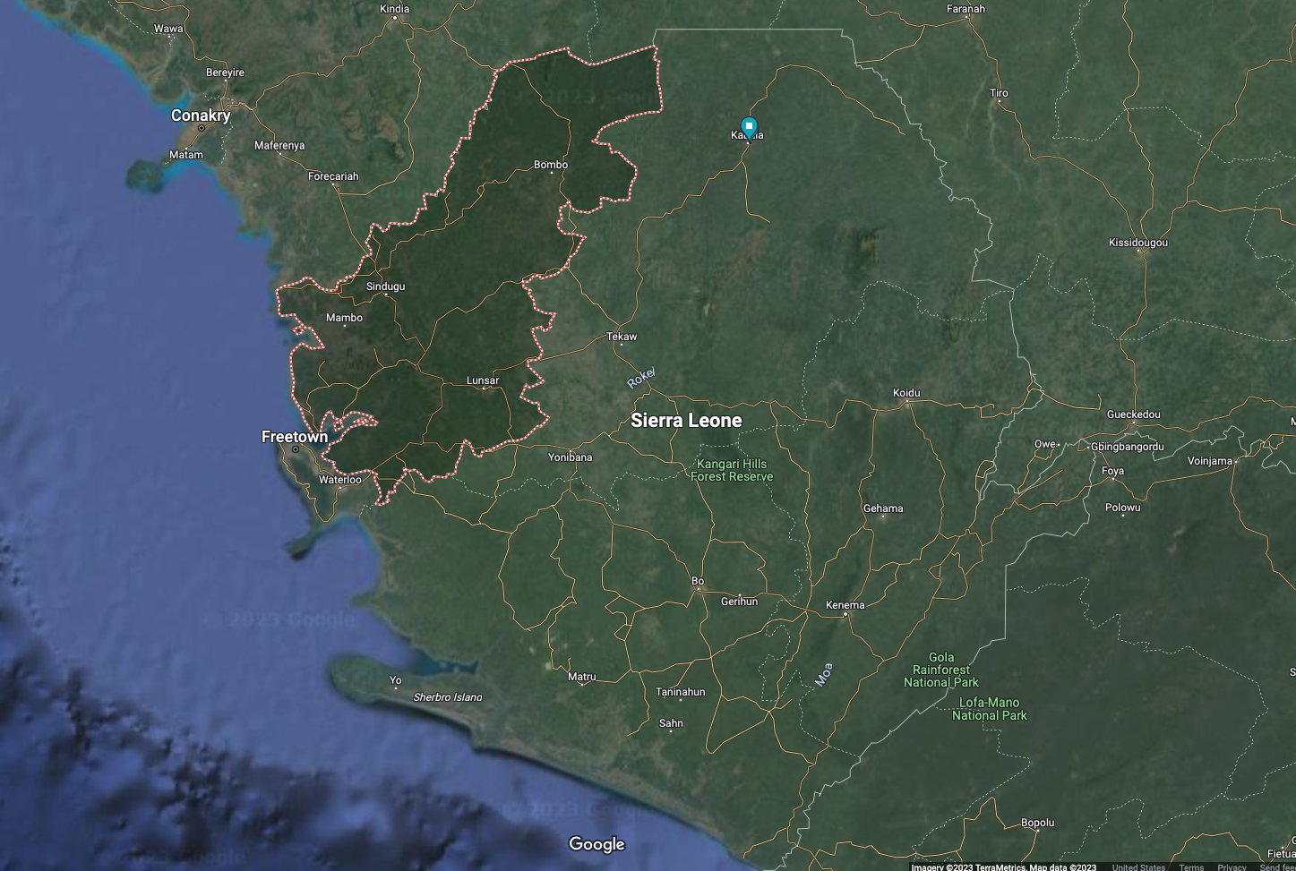 North-West Region Sierra Leone