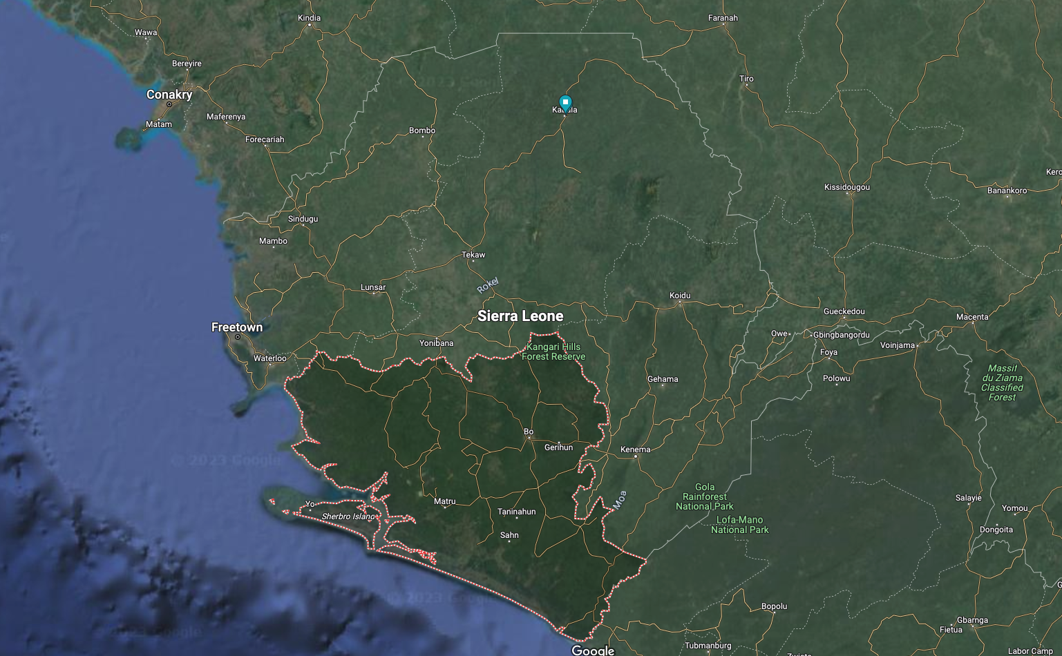Southern Region Sierra Leone