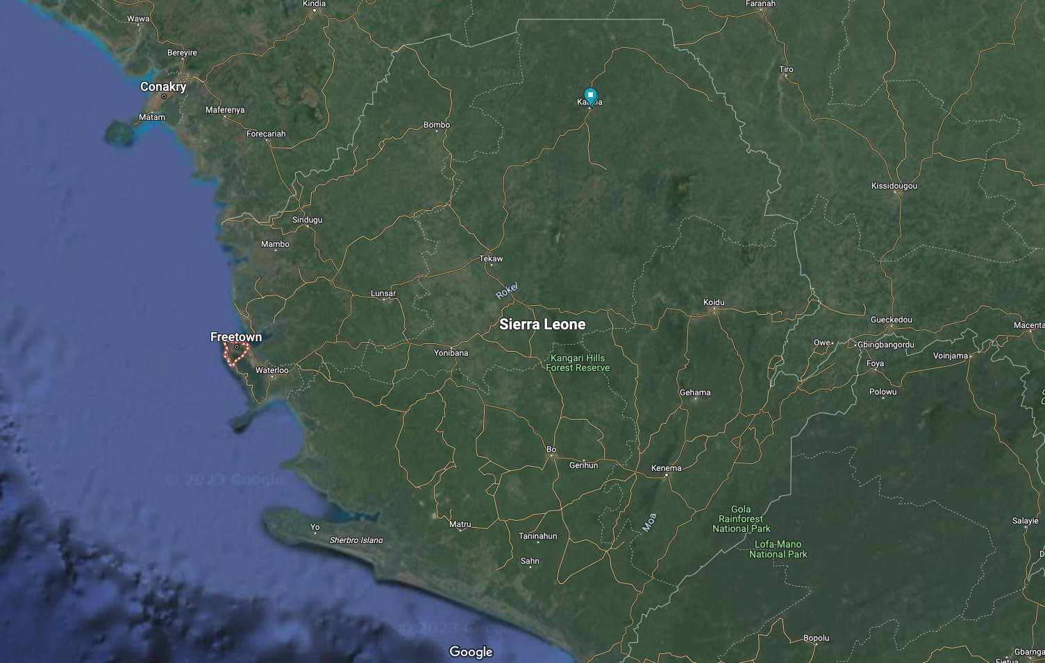 Western Urban Region Sierra Leone